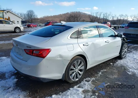 2016 Chevrolet Malibu Premier z USA, uszkodzony, nr VIN 1G1ZH5SX6GF319054